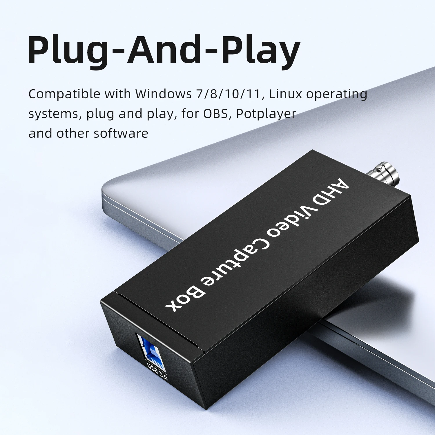 Unisheen 1080p 720p AHD إلى بطاقة التقاط الفيديو 1 SDI قناة HD التقاط الفيديو صندوق داخلي دعم Vmix Wirecast ManyCam VLC OBS