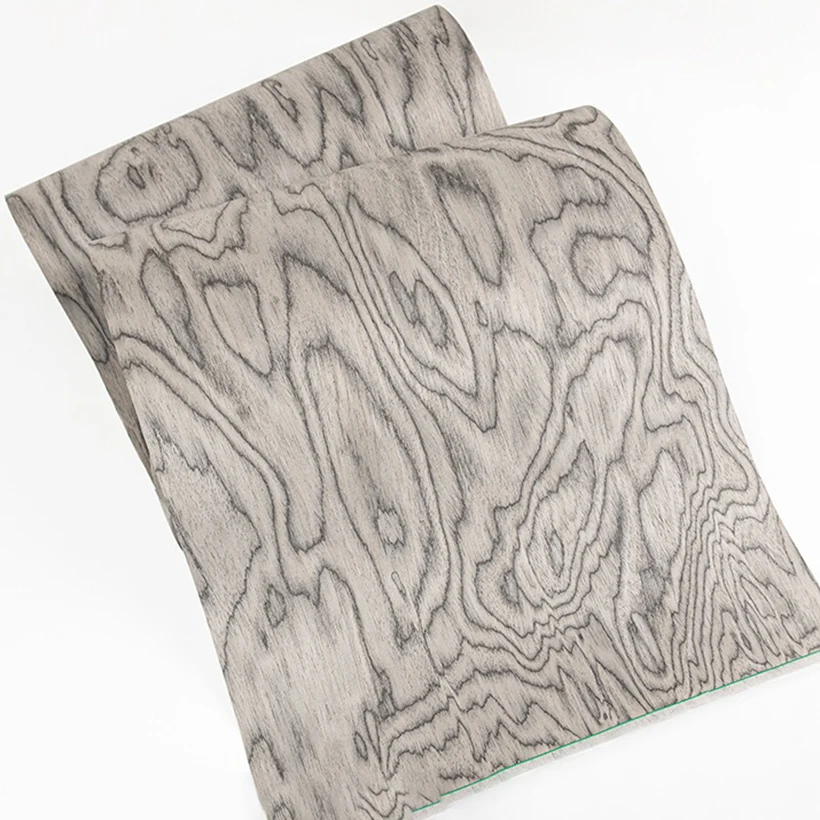 

58x250cm White Black Blur Engineered Wood Veneer For Furniture Cabinets Interior Renovation And Decorative Design