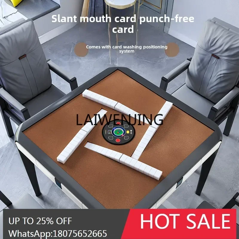 LYY bass rotor roller coaster folding mahjong machine automatic diagonal table dining table dual-purpose machine