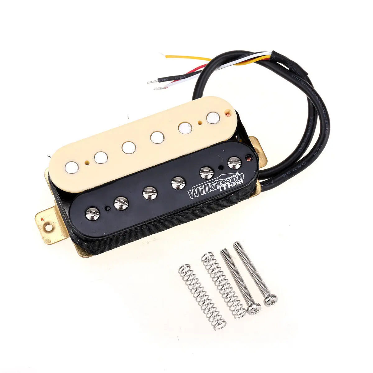 

Wilkinson Zebra Vintage Tone Alnico 5 Open Humbucker 52mm Guitar Bridge Pickup