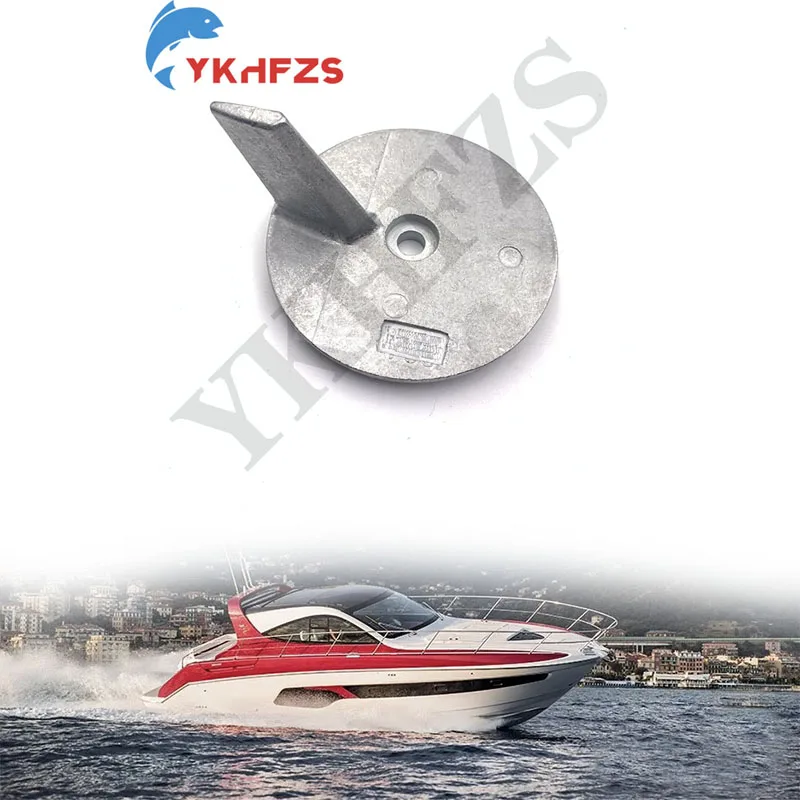 

664-45371 Trim Tab Anode For 25/30/40/50HP Yamaha Outboard Engine 664-45371-01 18-6096 41107-ZV5-000 06412-ZV5-000 Honda20-50HP