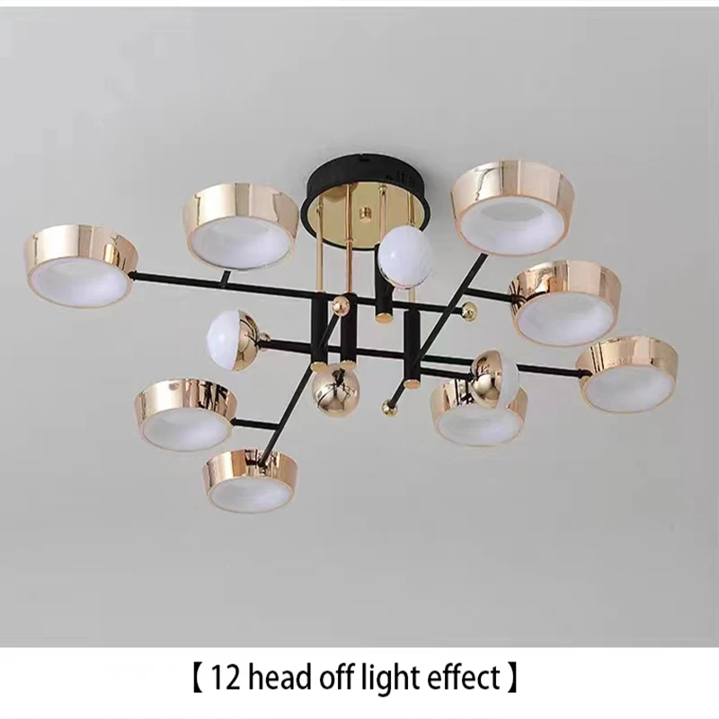 Imagem -03 - Modern Led Teto Chandelier Pendant Light para Quarto e Sala de Estar Teto Chandelier para Cozinha e Sala de Jantar Luminárias