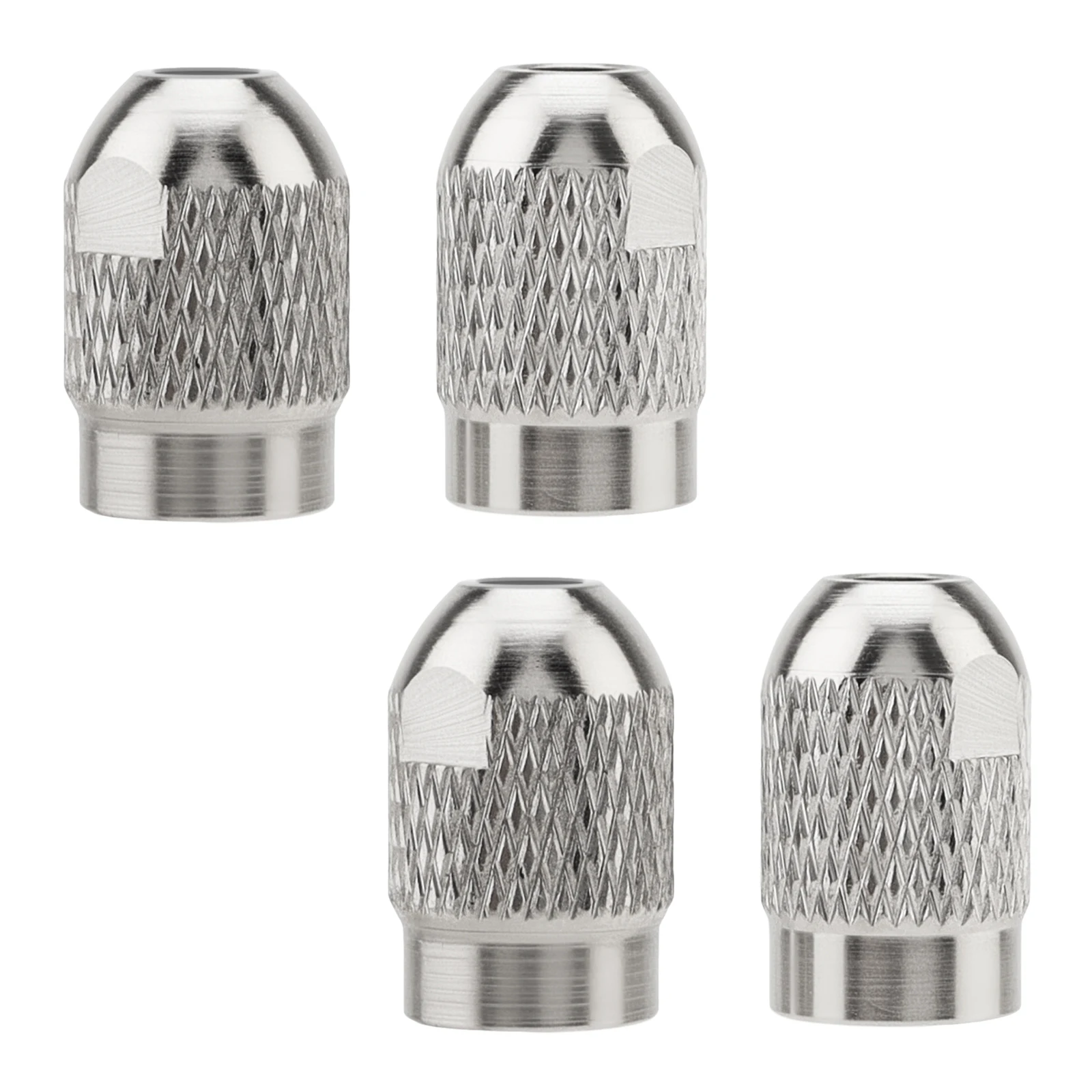 

4pcs M7 M8 Brass Collet Metal Nut for Polishing Grinding Engraving Machine Tools Adapter Keyless Quick Change Chuck