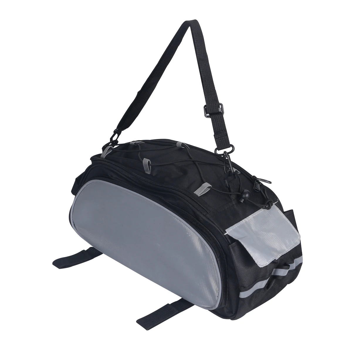 

Bike Saddle Bag Waterproof Shockproof Bicycle Rear Storage Bag With Reflective Straps For Cycling Travel Essentials