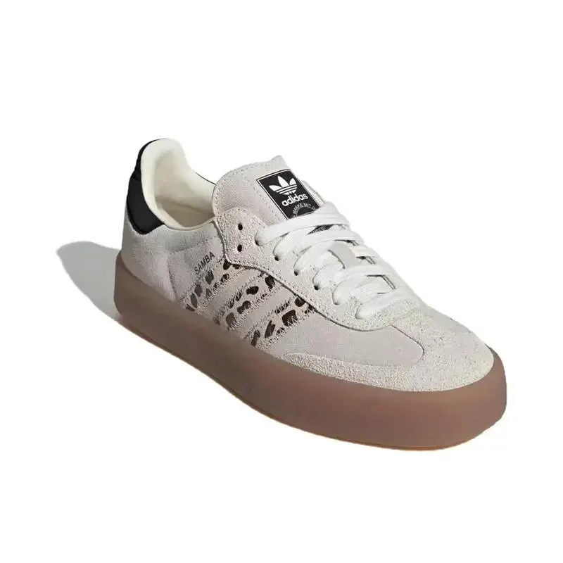 Adidas SAMBAE Vogue, Versatile Wear-Resisting, Brief Trend Low-Cut Board Shoes For Women's, Beige