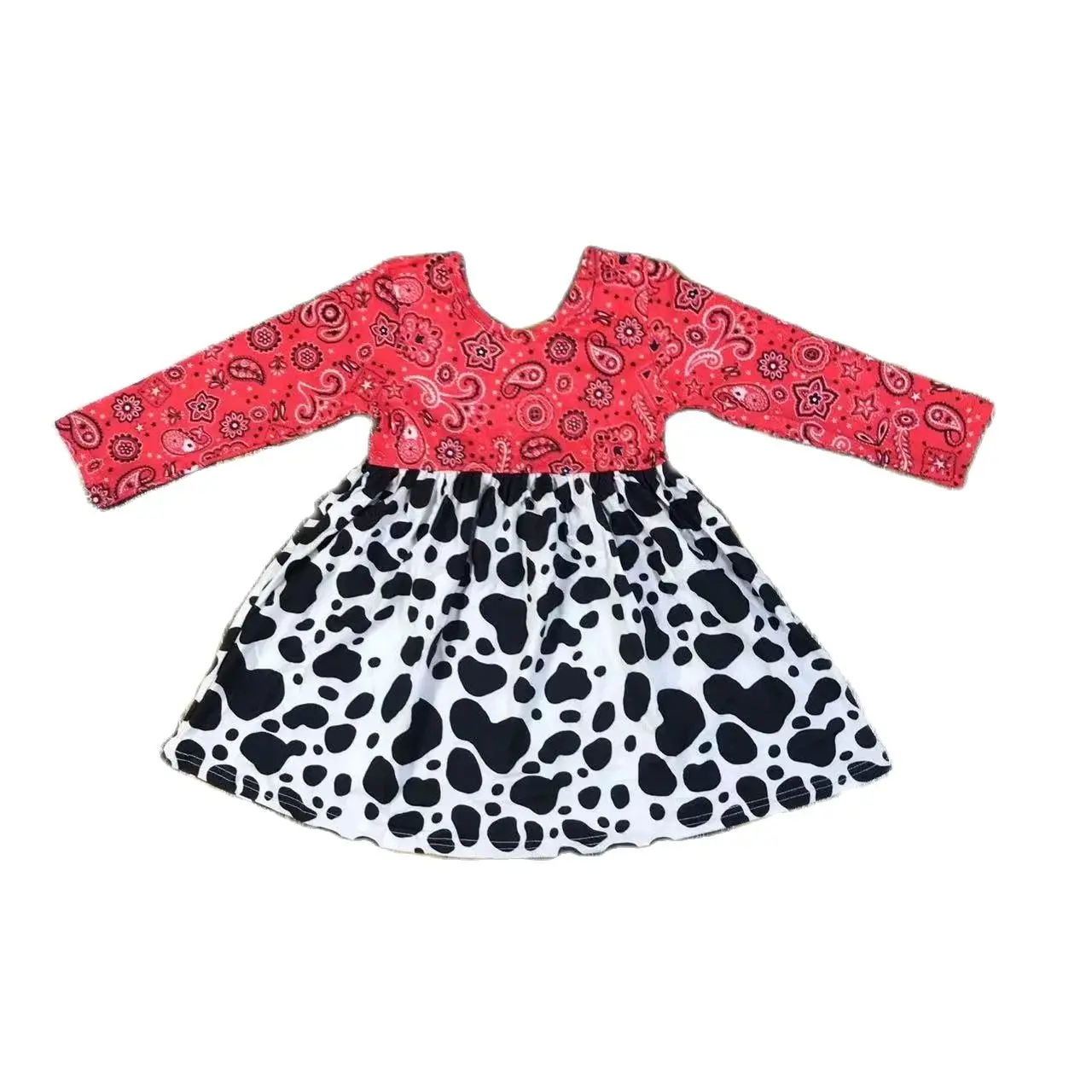 Red 0-16 years lolita autumn long dress for girls baby sleeve cotton warm outdoor school gathering water wear girls clothes