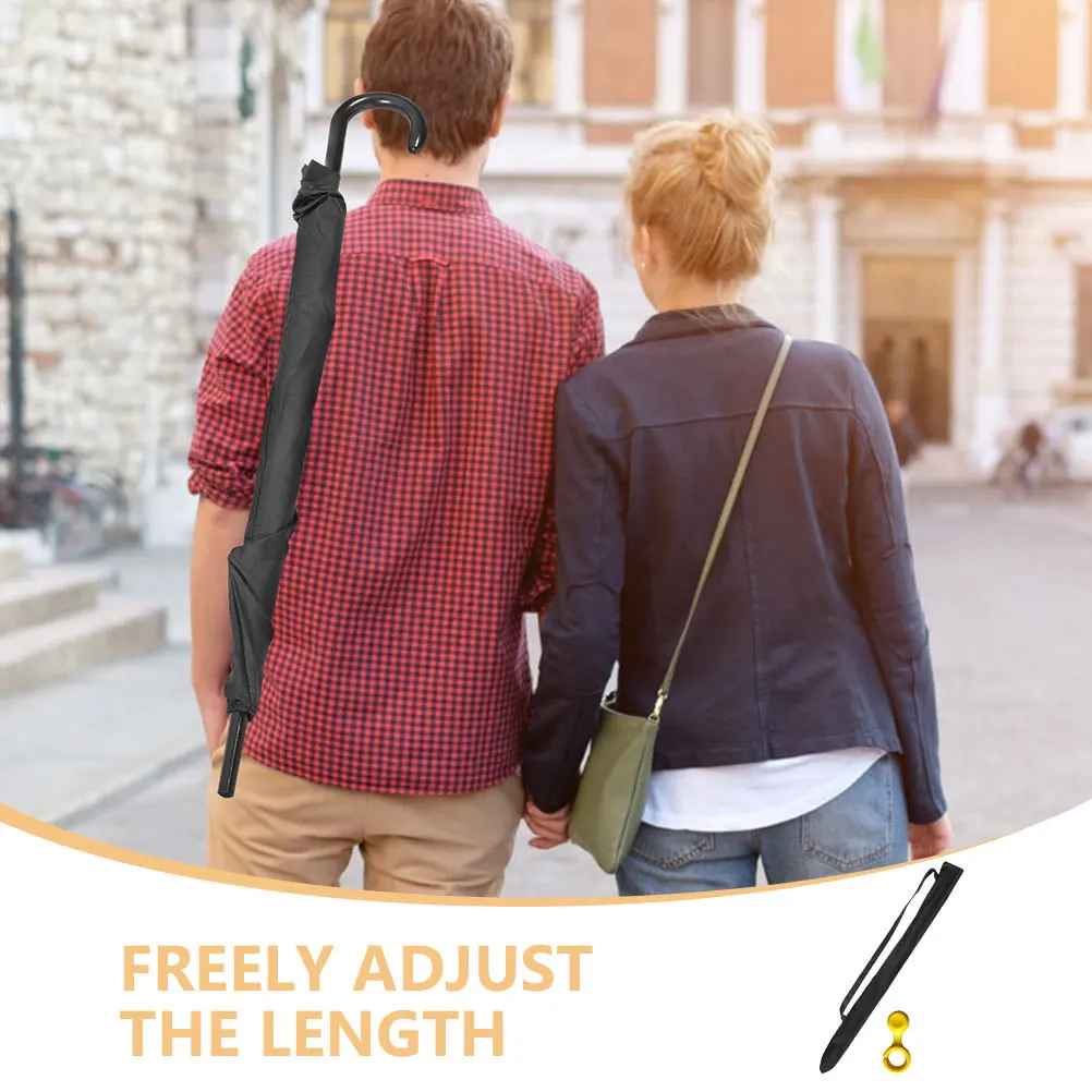 

1Set Folding Umbrella Pouch Dirtproof Cover Buckle Design Portable Storage Organizer Bag Hanging Umbrella Carrier for Subway Car