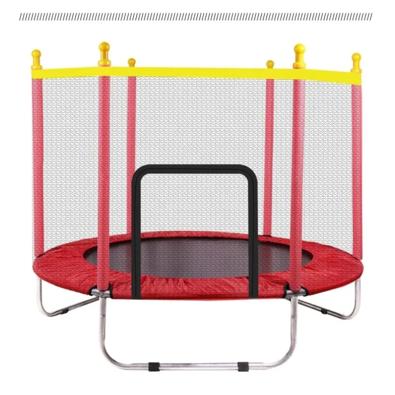

2026 Round Trampoline with Tent Roof Indoor Outdoor Children Jumping Equipment