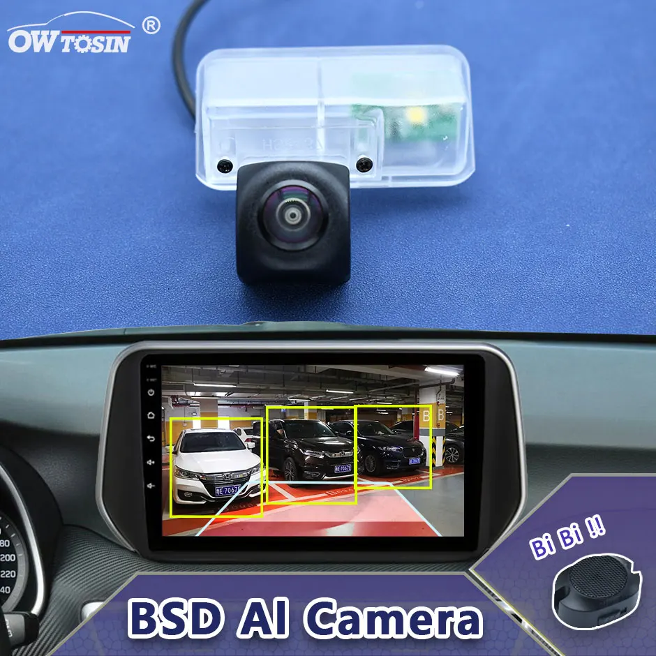 

170° AHD AI Car Vehicle view Camera For Toyota Highlander Crown 2021 2022 BSD Blind Spot Radar Alarm Monitor