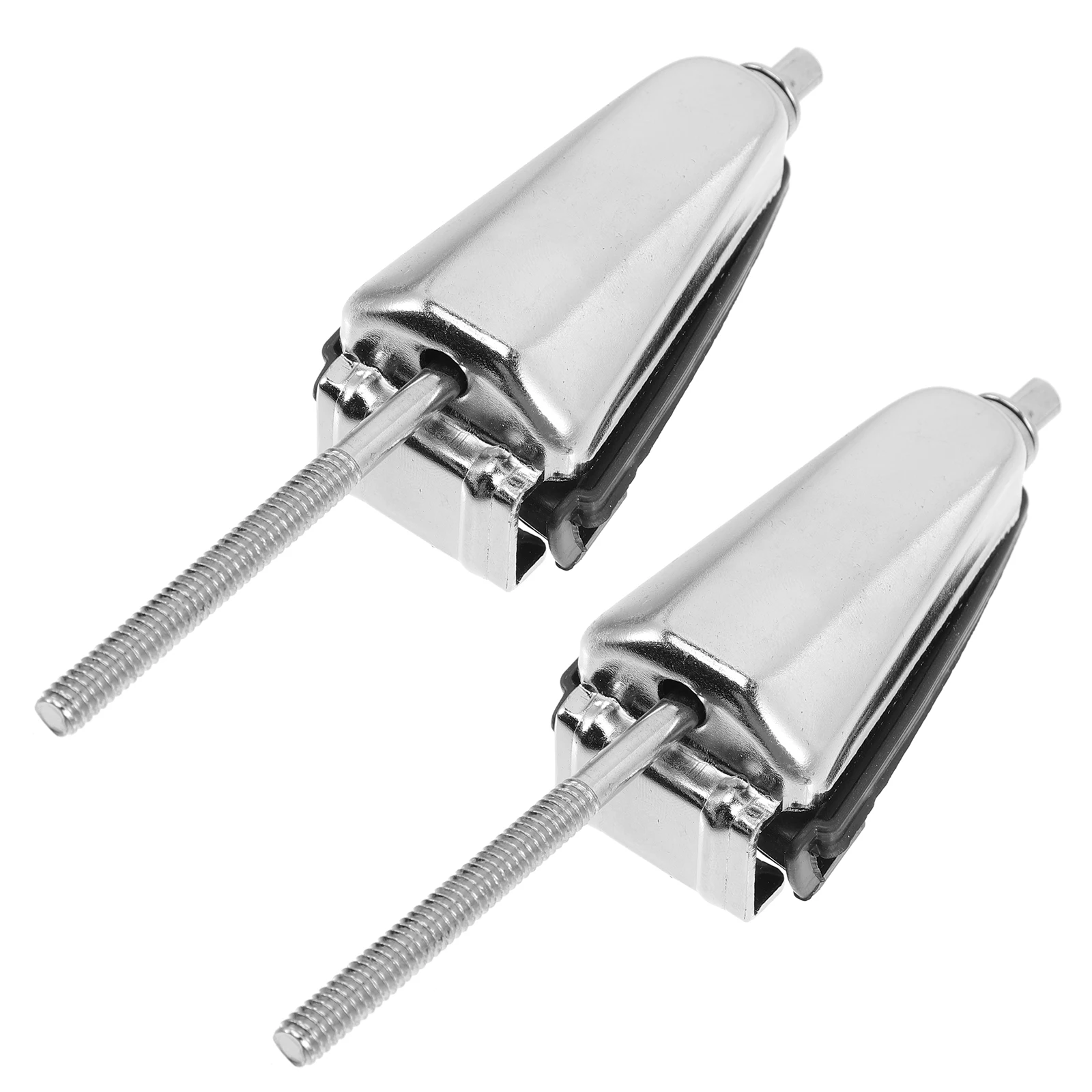 

2 Pcs Drum Ring Fixing Accessories Silver Lug One Side Snare Lugs Bass Strong Hook Connector Metal Accessory