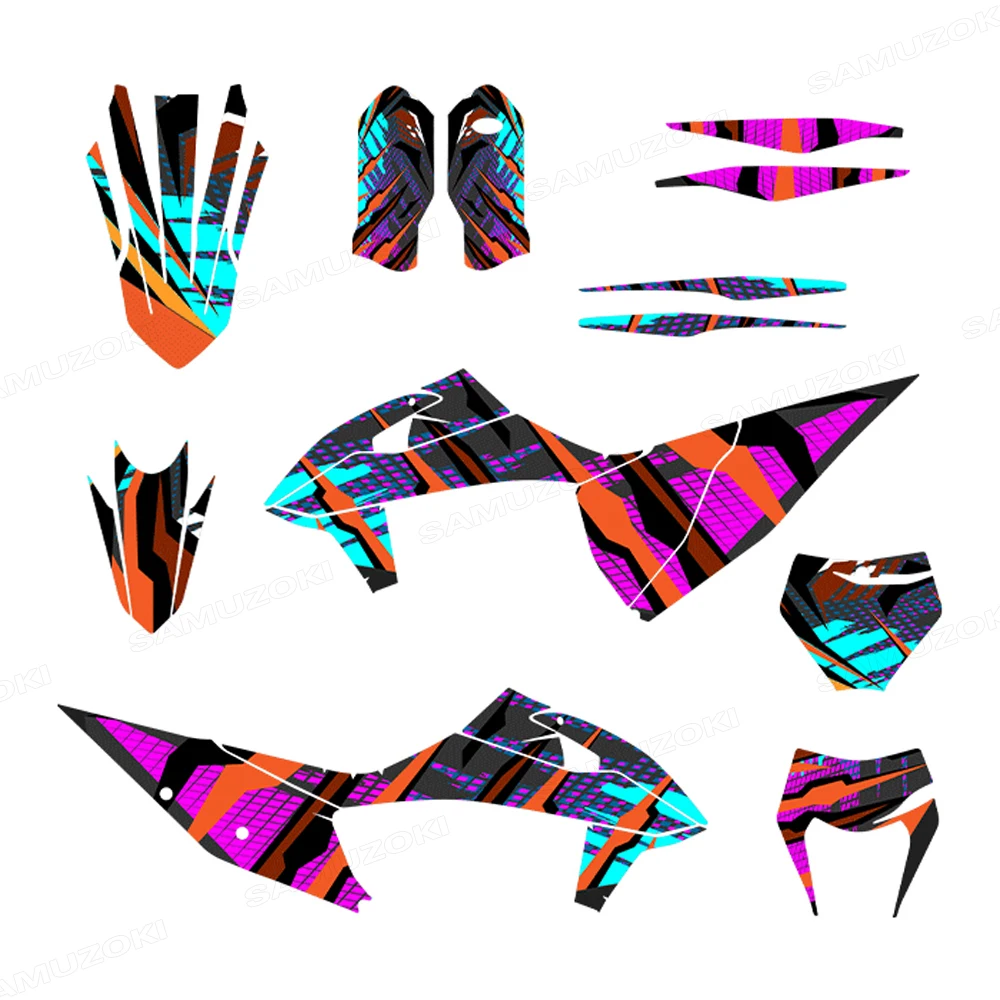 

Наклейки-графика и декоративные комплекты для мотоциклов 125 250 350 450 500 SX SXF 2019-2022, EXC XC XCW 2020-2022