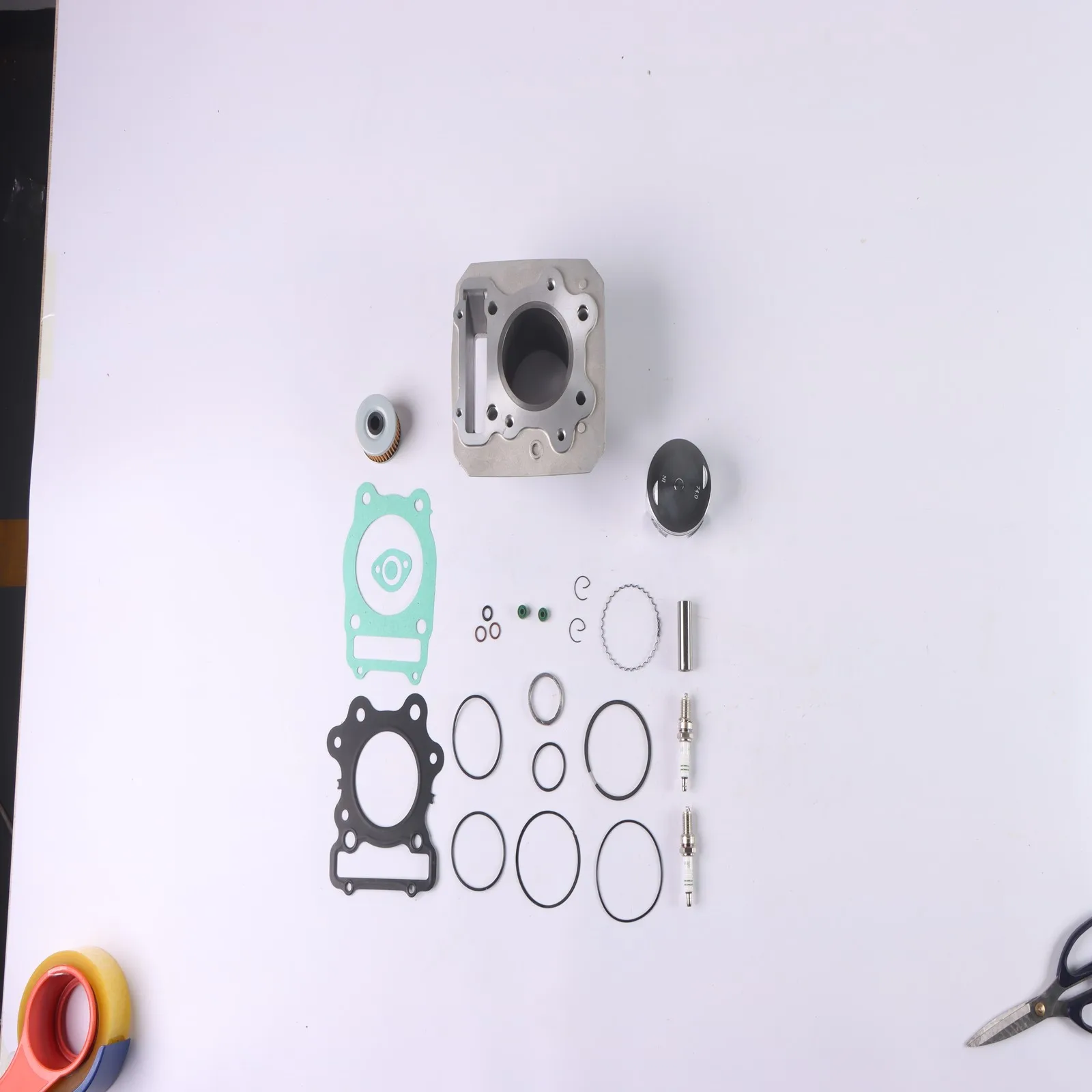 

Cylinder Top End Rebuild Kit 12000-HC4-000 12100-HC4-000 FOR Honda TRX300 1988-2000 ATV 74.00mm Bore Car Accessories