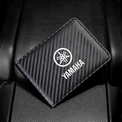 Motorcycle Car Leather Driving Documents Protective Case Bank Credit Card Holder For Yamaha R1 R3 R6 R25 Mt-09 Mt07 XMAX Tracer