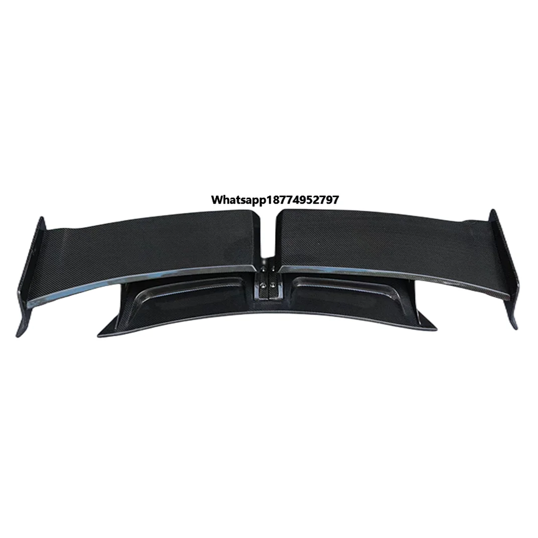 2016+ New Design YG Style Real Carbon Fiber Car Rear Tail Spoiler for Boxster 718 Universal Rear Trunk Spoiler Wing