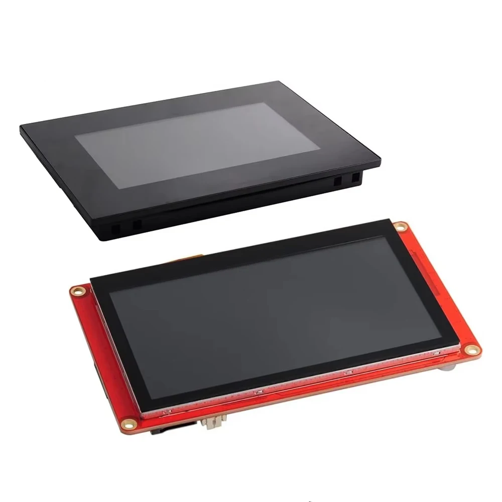 

Nextion NX8048P050-011C-Y 5 inch Capacitive Touch Panel HMI Display 800x480 TFT LCD 5V with Housing for Arduino/Raspberry Pi