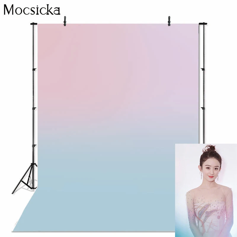 Mocsicka Gradient Nền Chụp Ảnh Chân Dung Nghệ Thuật Cưới Cô Dâu Vòi Tắm Hoa Sen Trang Trí Đạo Cụ Nhiếp Ảnh Gia Chuyên Nghiệp