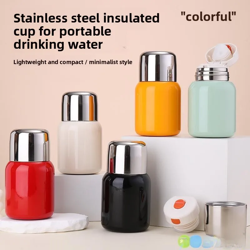 

Winter Stainl Steel Insulated Water Cup Small Capaci Portable Thermal Coffee Cup for Men And Women New 2025 Model