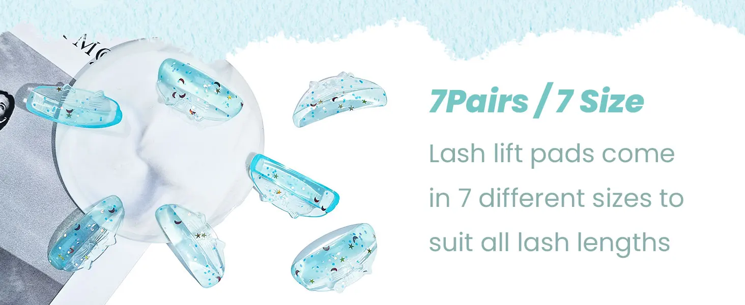 Lomansa 7 Paar C Curl Silikon Wimpern Dauerwelle Stange Schild Lash Lift Pads Wimpern Curler Zubehör Wimpern Lifting Schönheit Werkzeuge – Detail 8