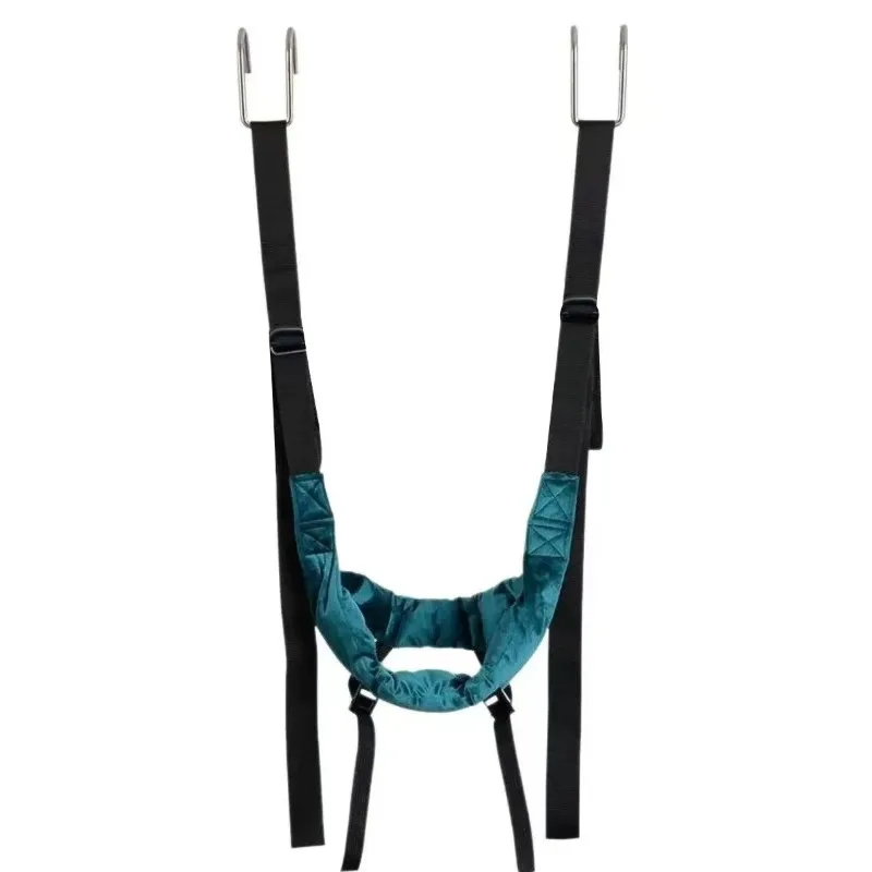 Portable Neck Traction Device Adjustable Stable Tool Soft Cervical Traction for Family Men Women Adults Home Office Travel Daily