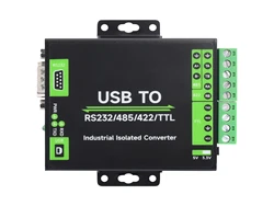 Преобразователь USB в RS232/RS485/RS422/TTL промышленного типа изоляции, схема микросхемы FT232RNL