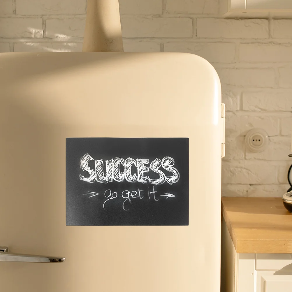 6Pcs Magnetic Dry Erase Chalkboard Reusable Small Whiteboards for Fridge Notice Message Board Household Refrigerator