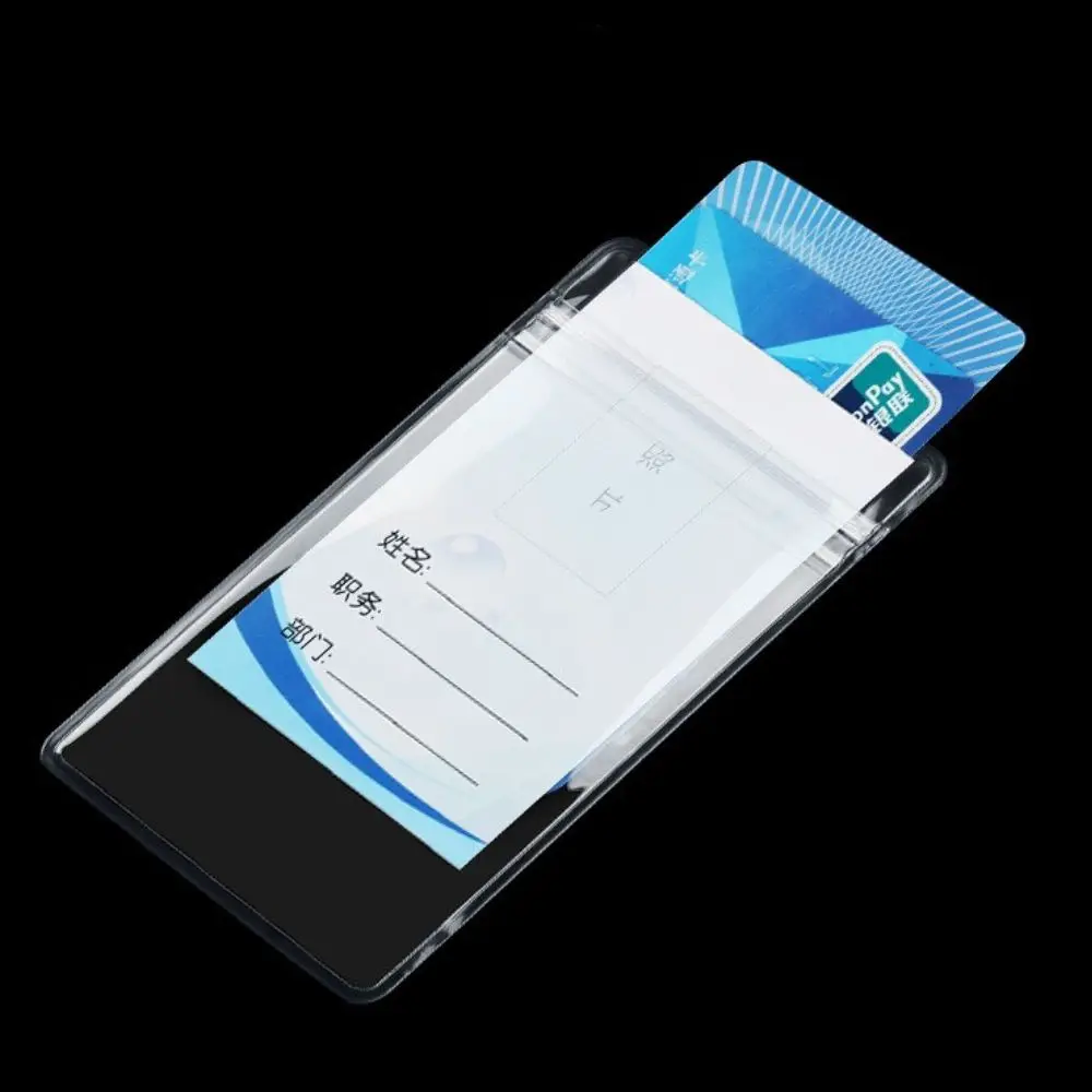 Card PVC Work Certificate ID Credit Card Access Card Badge Holders Office Supplies Work Card Holder Work Card Protection Cover