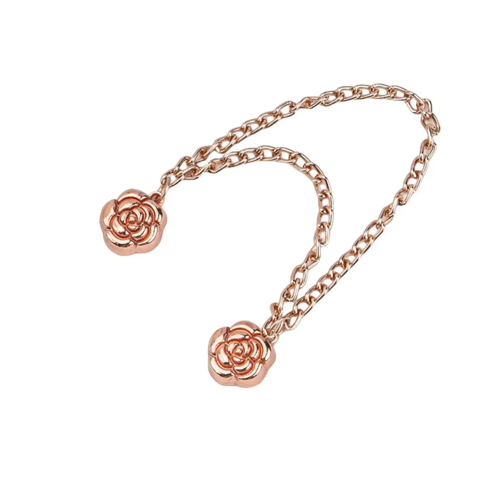 Fashion Multi-Function Magnetic Clothing Clip Button Metal Leg Cuff Fixing Pin Waist Buckle Non-hole Shorten Trouser Clip Skirts