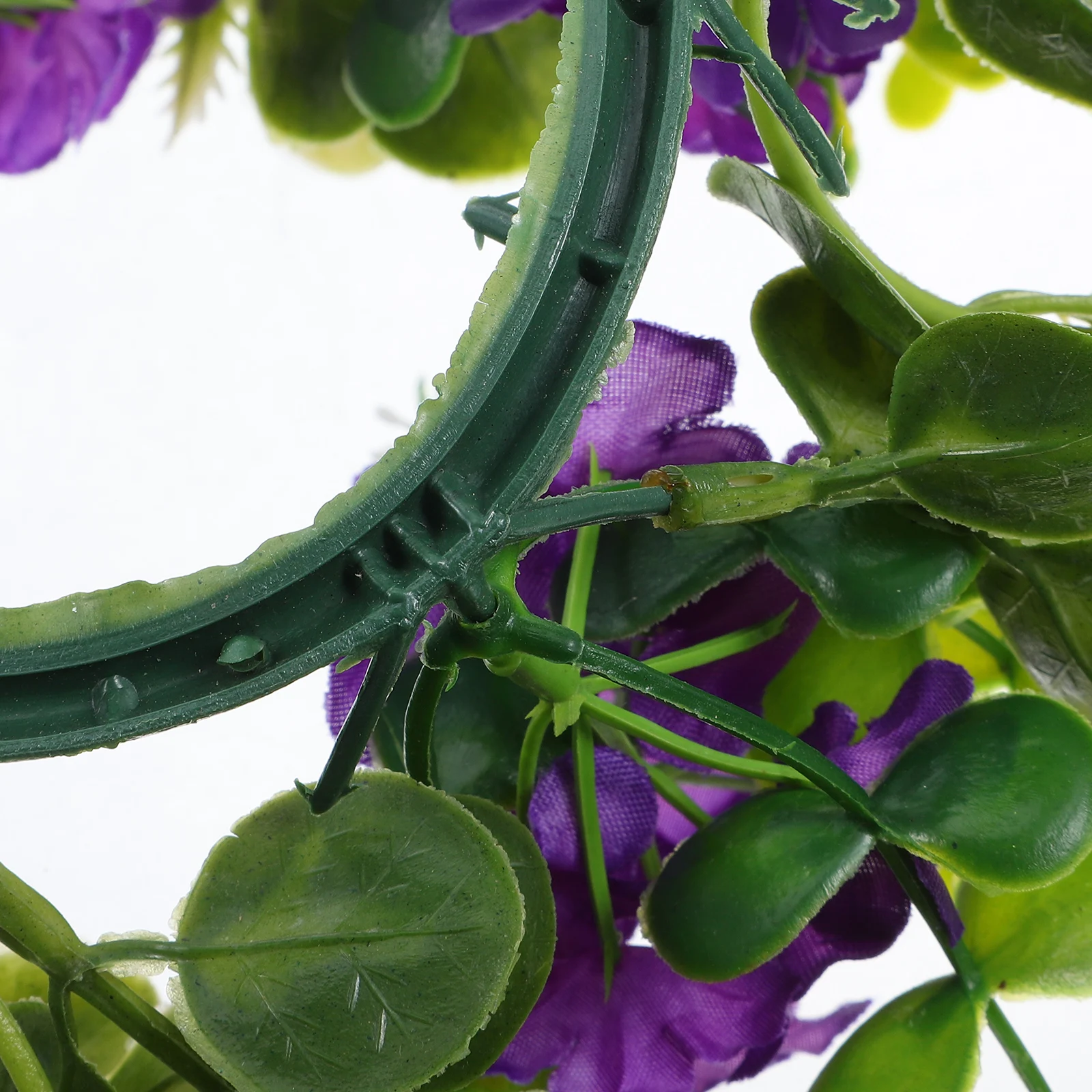 

Small Artificial Flower Ring Wreath Realistic Pillar Wedding Party Table Centerpiece Decor Small Wreath Decor