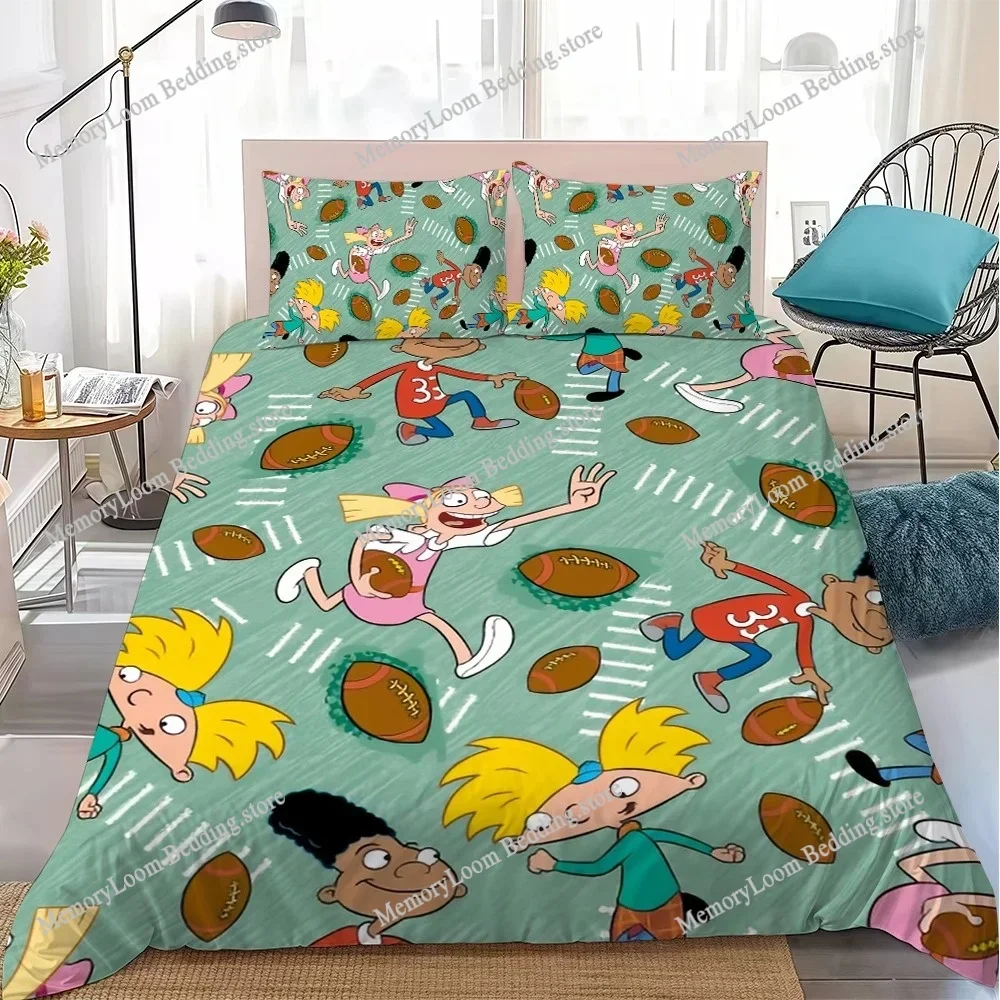 

Cartoon Heys A-Arnold Cool Duvet Cover Set Home Style Bedding Soft Laundry Cotton Bed Four Seasons Student Dormitory Luxury Gift