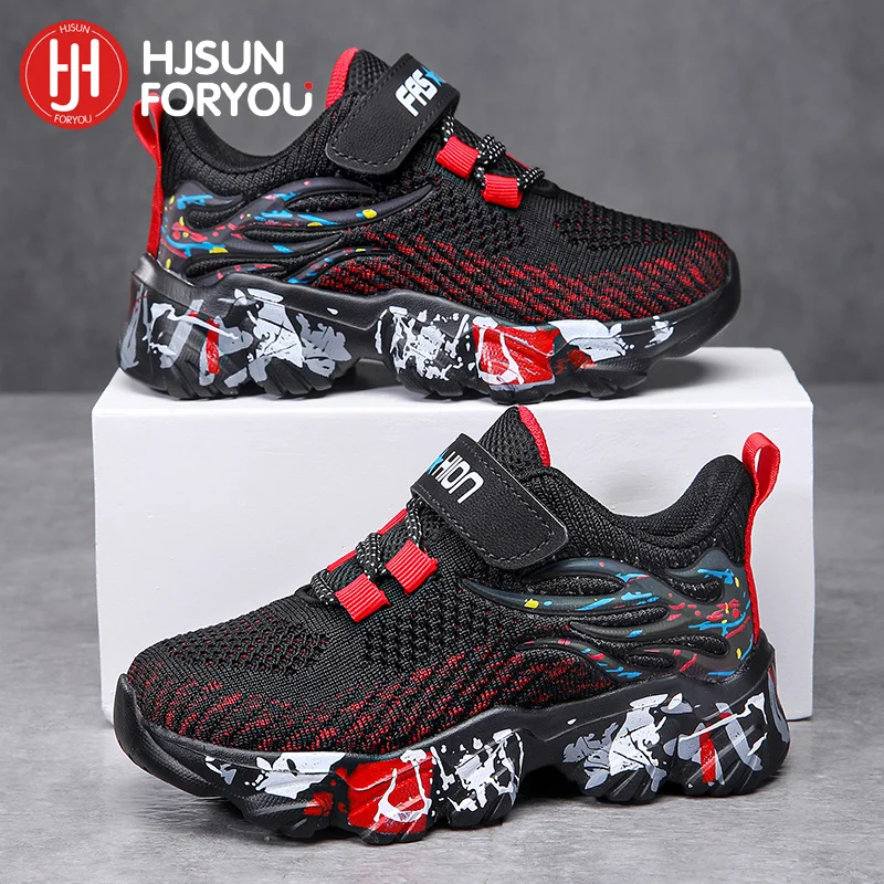 

Autumn Children Fashion Sports Shoes High Quality Outdoor Sneakers Boys Girls PU Leisure Trainers Shoes Kids Casual Sneaker