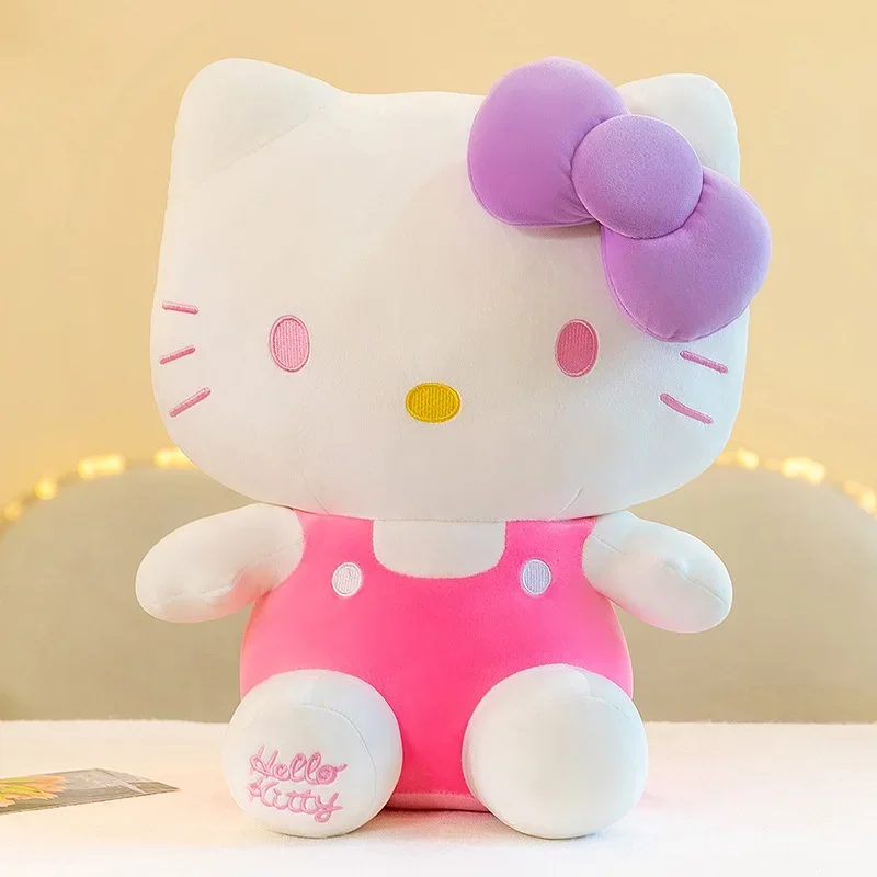 Peluche Hello Kitty de grande taille 35/45/60cm pour enfant, jouet doux, mignon, Sanurgente, KT, cadeau d'anniversaire, tendance