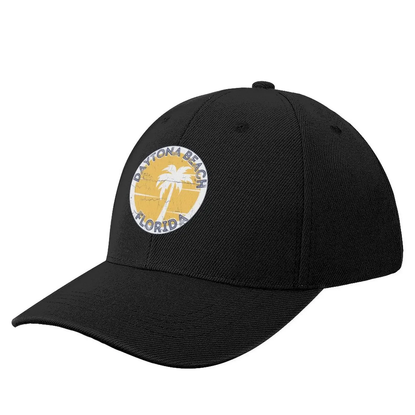 

Daytona Beach, Florida, Vintage Travel USA Baseball Cap Trucker Cap beach hat Custom Cap Golf For Man Women's