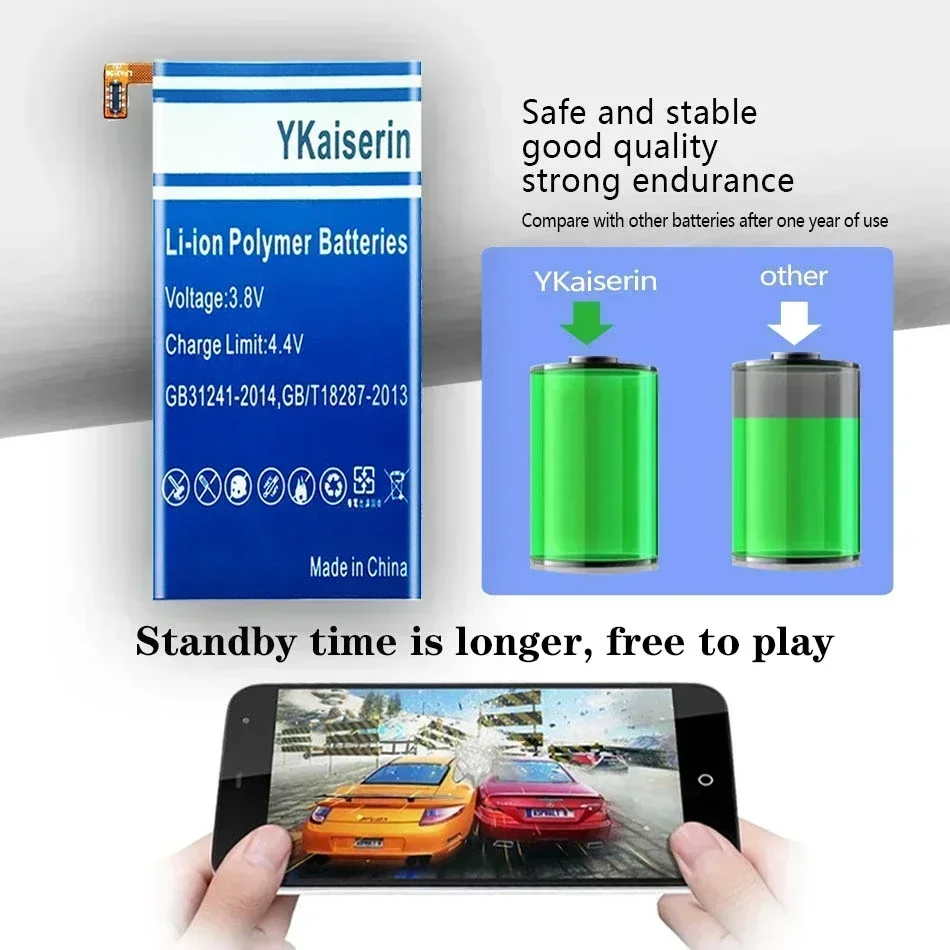 YKaiserin TLp029B2 TLp029B1 استبدال البطارية ل الكاتيل فلاش زائد 2 FL02 4500mAh Baterie بطاريات الهاتف المحمول #6