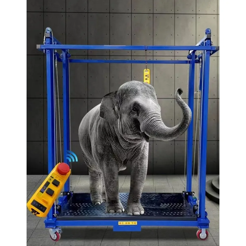 Electric scaffolding foldable household portable mobile lifting platform