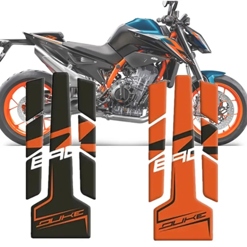 For KTM DUKE 890 R DUKE890R Motorcycle Tank Pad Protector 3D Gel Sticker Decal - 2 Accessories Accessories