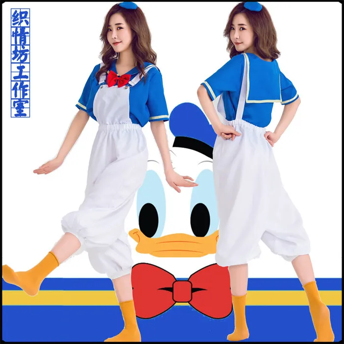 

Disney Donald Duck Cosplay Suit for Halloween Carnival Party Event Anime Adult COS Christmas Gift