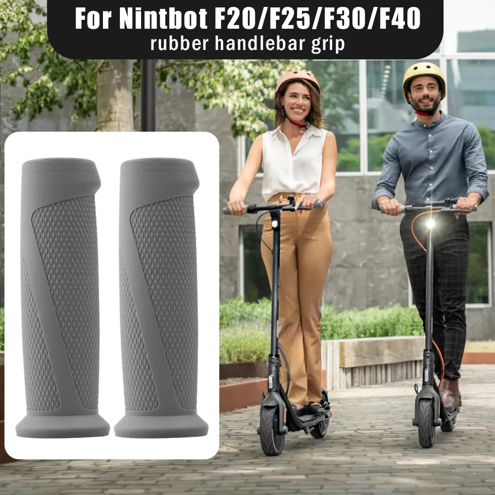Dla Segway Ninebot F40 F30 F35 F20 uchwyty na kierownicę skutera elektrycznego KickScooter uchwyt lewy prawy gumowe części zamienne