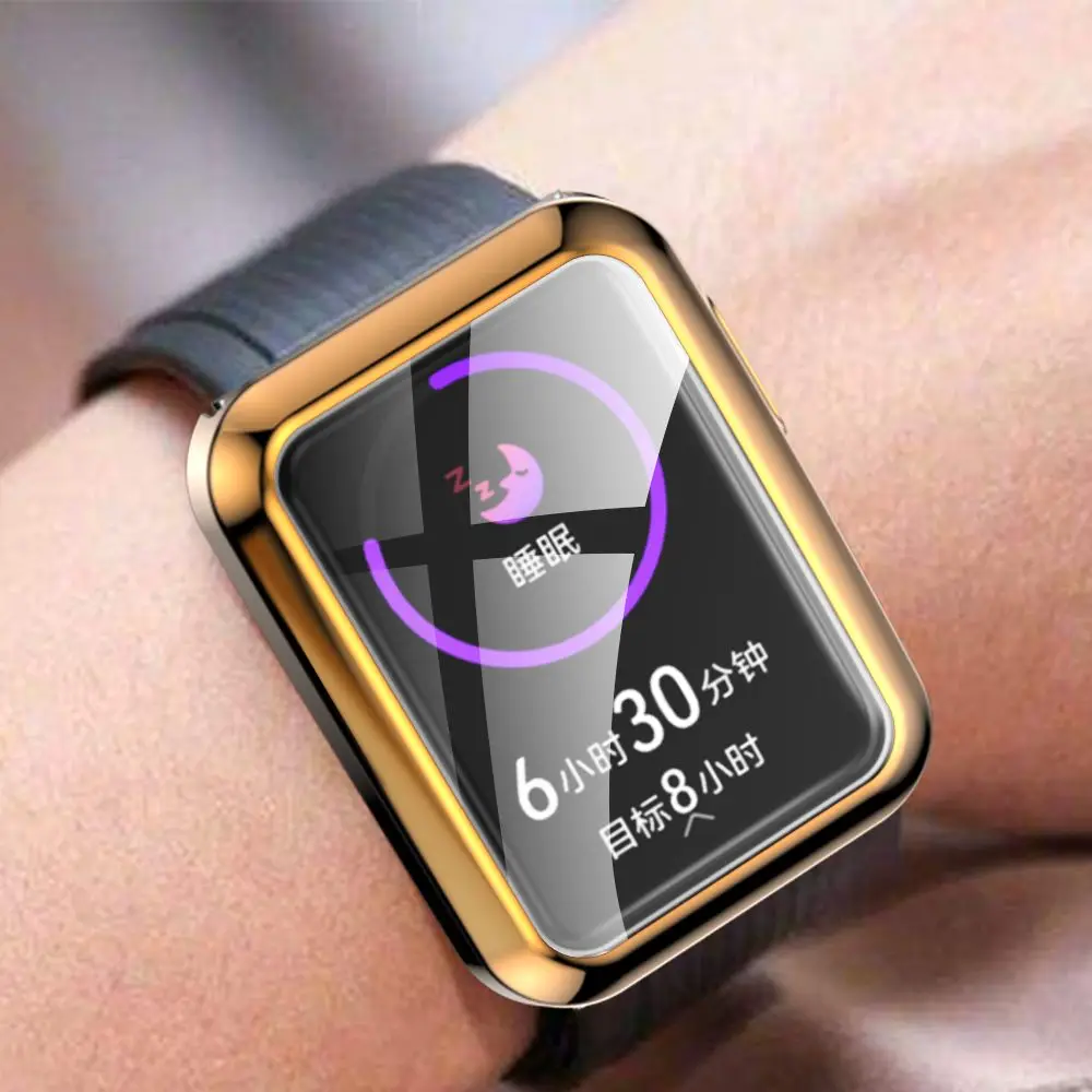 New Smart Watch Bumper Frame Plating TPU Screen Protector Protective Case Cover For Huawei Watch D