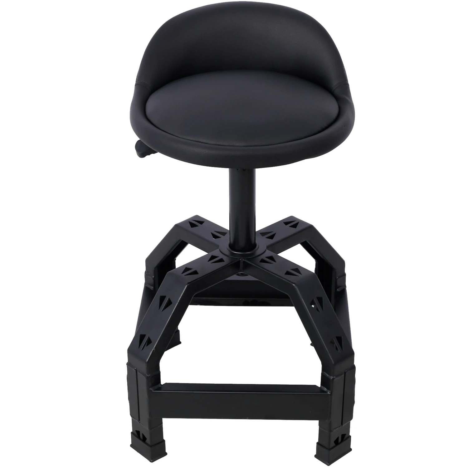 

Pneumatic 360 Degree Swivel Stool, Mechanics Rolling Creeper Seat, Heavy Duty Mechanics Stool,black