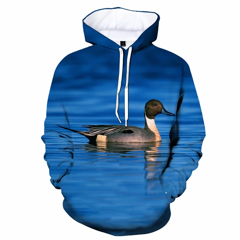 Animal Duck 3D Printing Hoodies Women Men's Casual Fashion Hoodie Oversize Sweatshirt Hoodie Pullover Autumn Coat Streetwear