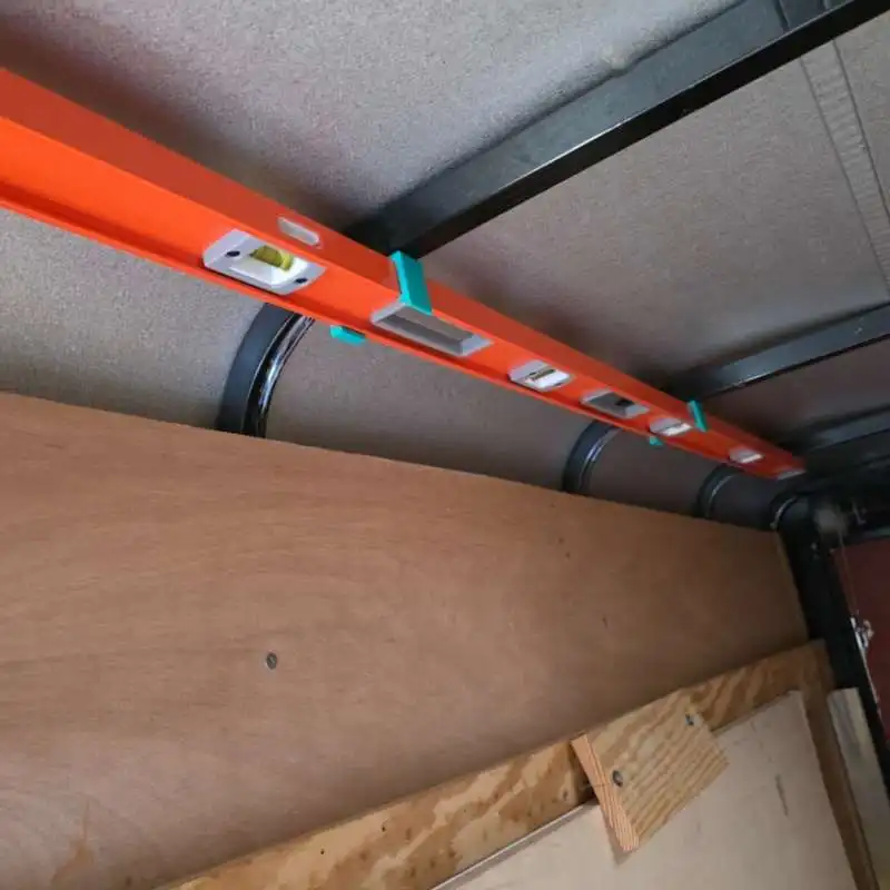 Hängende Montageklammer für 58mm Wasserwaage, Wandhalterung für Wasserwaage, Zubehör für Garage und Werkstatt – Detail 10