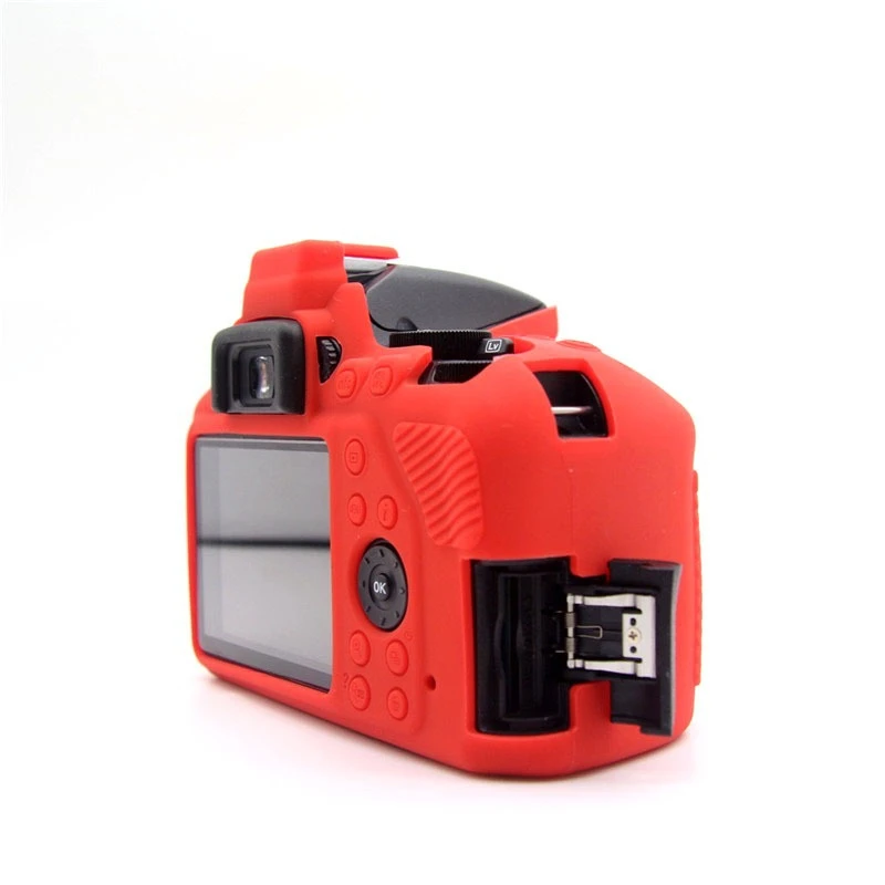 

For Nikon D3500 Camera Bag Silicone Case camera cover , SLR protective case d3500 soft silicone bag + free tempered film
