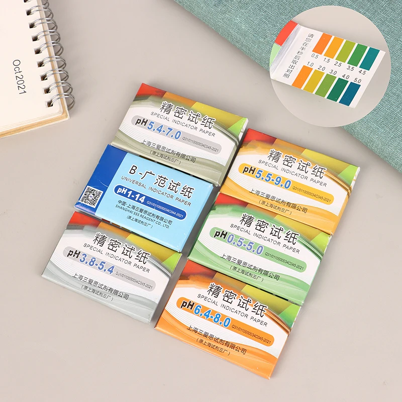 80Pcs PH Test Strips Litmus Paper PH4.5-9.0 Alkaline Acid Test Paper For Water Saliva Urine Testing PH Test Meter