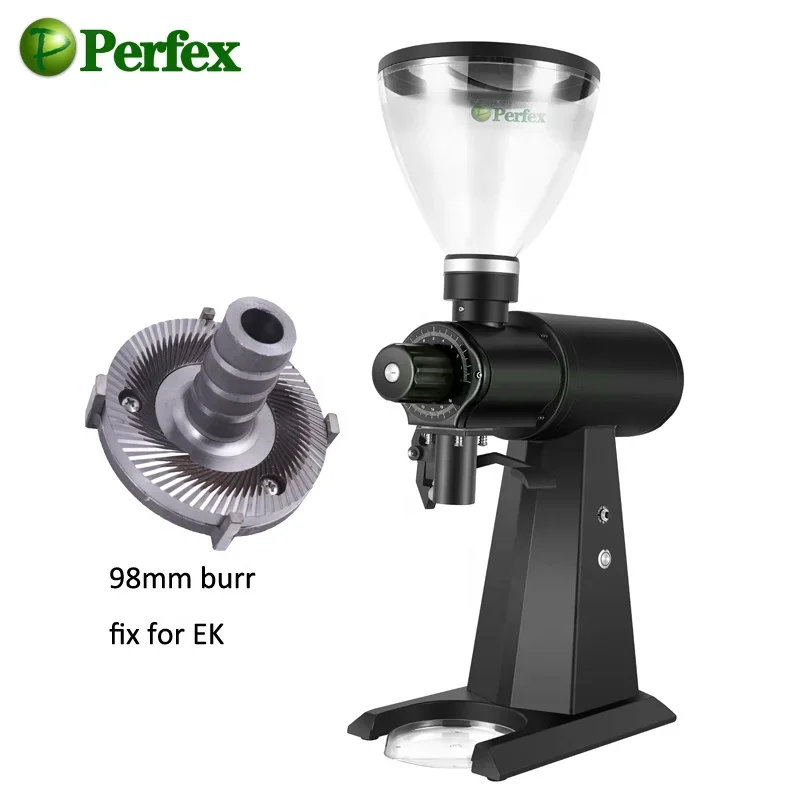 

98mm large commercial coffee grinder professional electric coffee bean grinding machine stainless steel burr for espresso