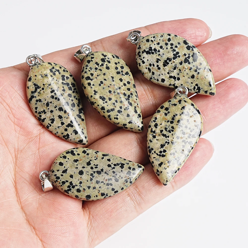 1Pcs Natural Dalmatian Jasper - đánh giá và giá Men'S Fashion Jewelry