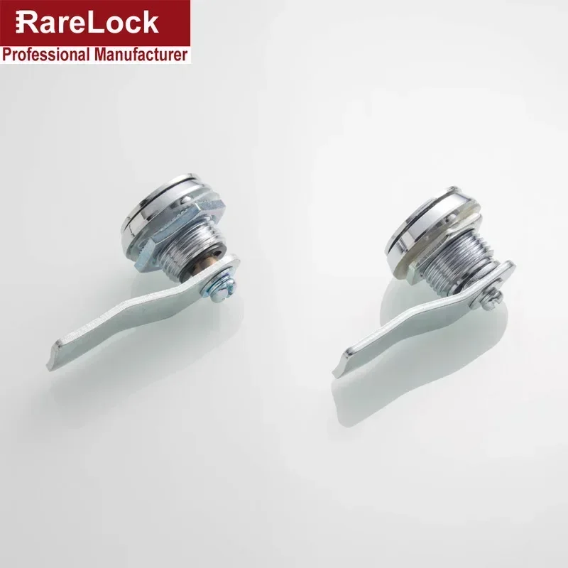 Cabinet Cam Lock with Cap 2 Tubular Cross Keys for Outside Box Door Mailbox Industrial Hardware Rarelock LK1002 G
