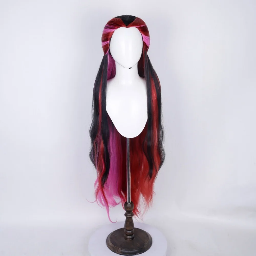 Anime Raven Queen Cosplay Wig Raven Queen Rose Net Wig Halloween Party Cos