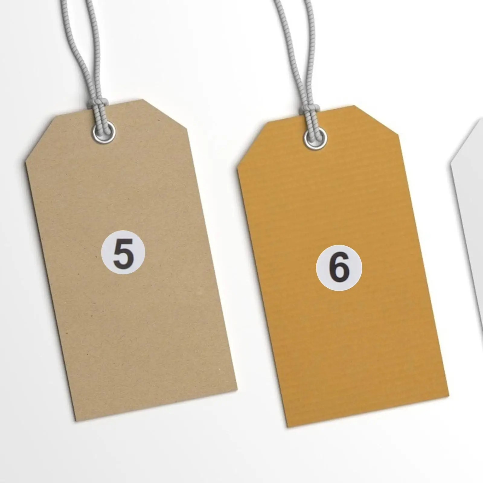 6000 Pcs Number Stickers Label Outdoor Numbered Labels Decals White Adhesive Small Round Lables