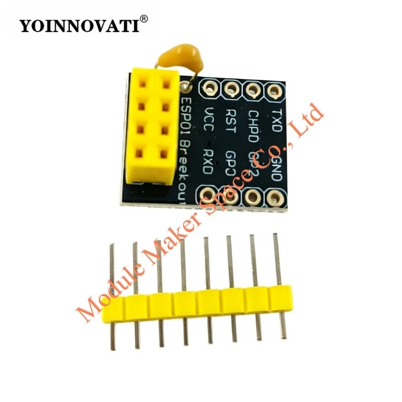 5Pcs For ESP-01 Esp8266 ESP-01S Model Of The ESP8266 Serial Breadboard Adapter To WiFi Transceiver Module Breakout UART Module