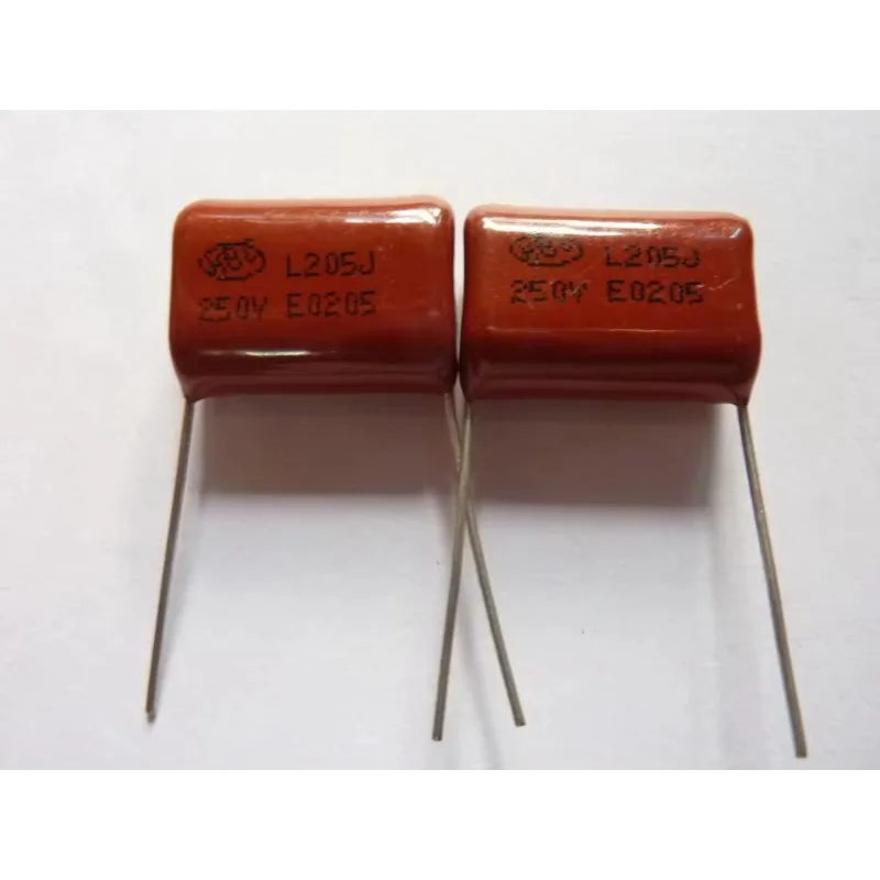 

50pcs CBB 205 250V 205J CBB21 2uF 2000nF P20 Metallized Polypropylene Film Capacitor